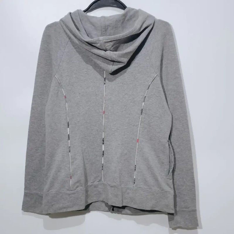 Burberry Burberry Women's Gray Cotton Hoodie Size XS / US 0-2 / IT 36-38 - 2 Thumbnail