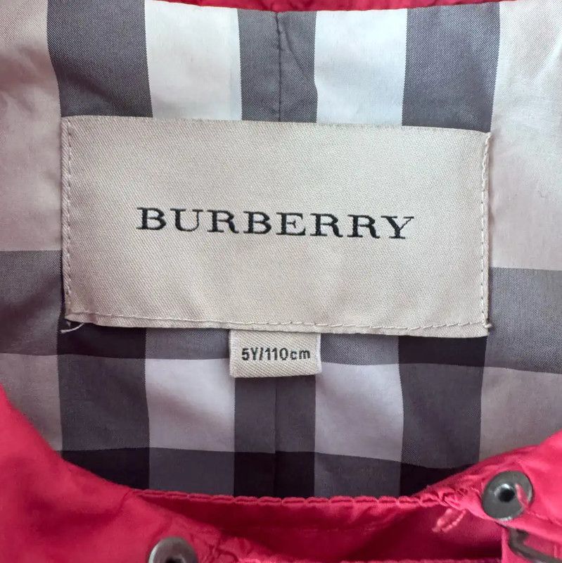 Burberry Burberry Spring Autumn Red Nylon Trench Coat Size XS / US 0-2 / IT 36-38 - 8 Thumbnail