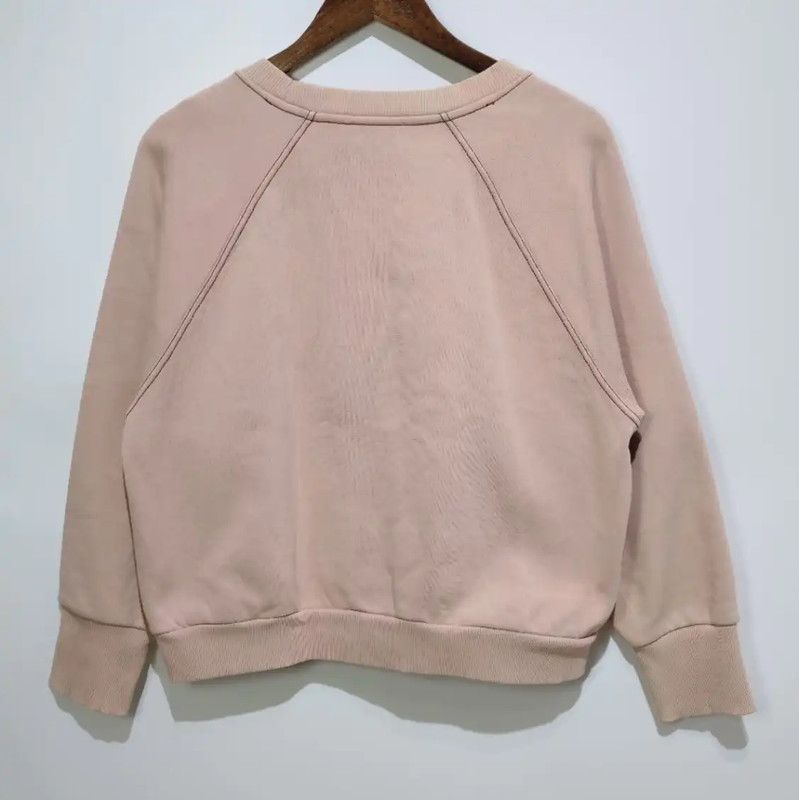 Burberry Burberry Women's Cotton Sweatshirt in Blush Pink Size XL / US 12-14 / IT 48-50 - 2 Thumbnail