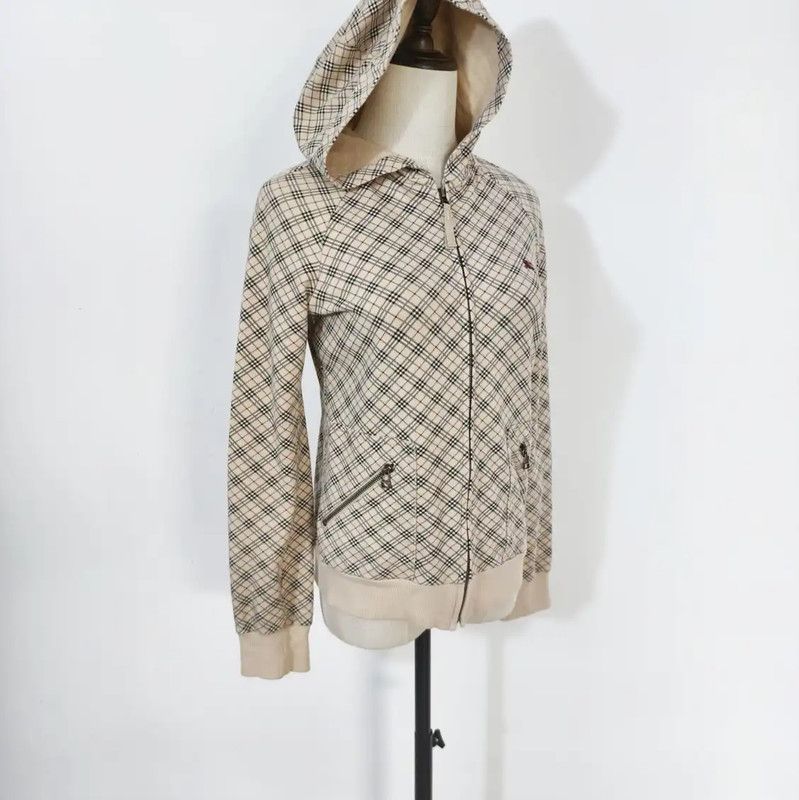 Burberry Burberry Women's Khaki Check Long Sleeve Cardigan Size M / US 6-8 / IT 42-44 - 3 Thumbnail