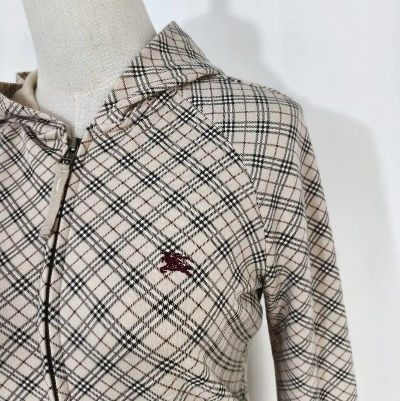 Burberry Burberry Women's Khaki Check Long Sleeve Cardigan Size M / US 6-8 / IT 42-44 - 2 Thumbnail