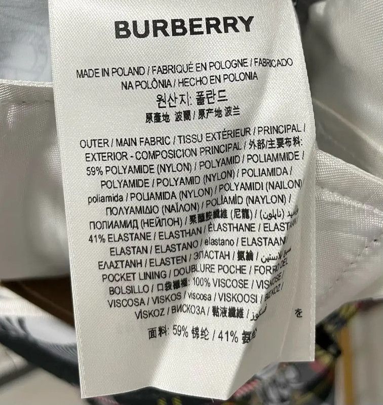 Burberry Burberry Color Block Women's Casual Pants Size 23" - 7 Thumbnail