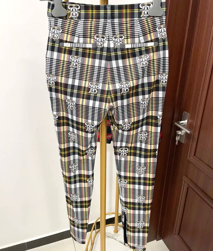 Burberry Burberry Color Block Women's Casual Pants Size 23" - 4 Thumbnail