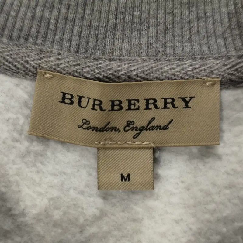Burberry Burberry Gray Cotton Women's Sweatshirt Size M / US 6-8 / IT 42-44 - 4 Thumbnail
