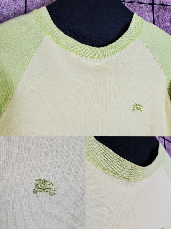 Burberry Burberry Green Cotton Logo Embroidered Sweatshirt Size M / US 6-8 / IT 42-44 - 4 Thumbnail