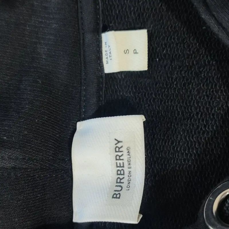 Burberry Burberry Black Cotton Women's Hoodie Size S / US 4 / IT 40 - 4 Thumbnail