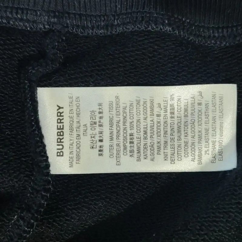 Burberry Burberry Black Cotton Women's Hoodie Size S / US 4 / IT 40 - 5 Thumbnail