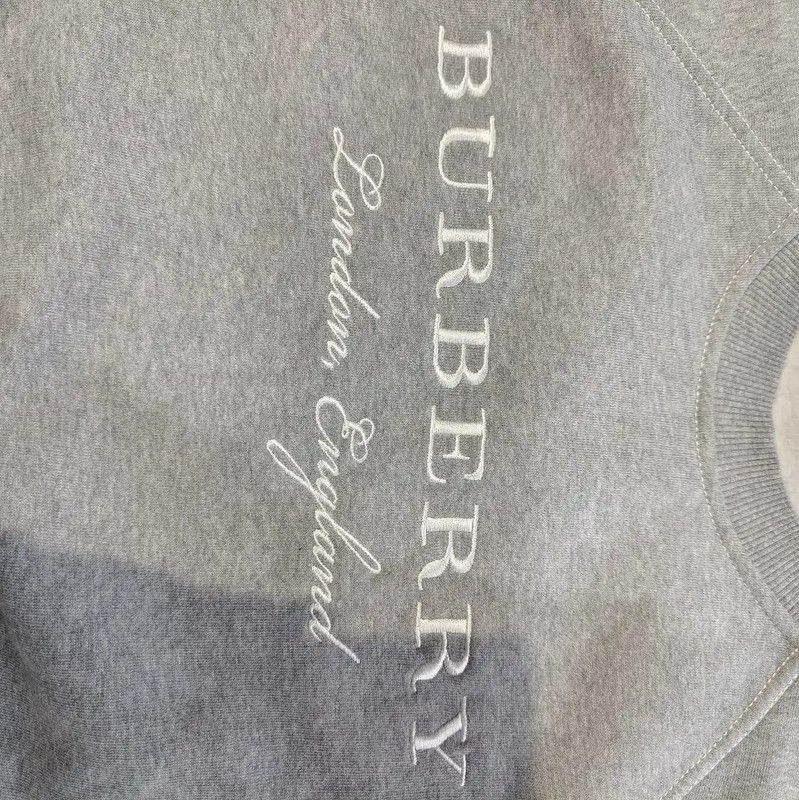 Burberry Burberry Gray Cotton Women's Sweatshirt Size M / US 6-8 / IT 42-44 - 4 Thumbnail