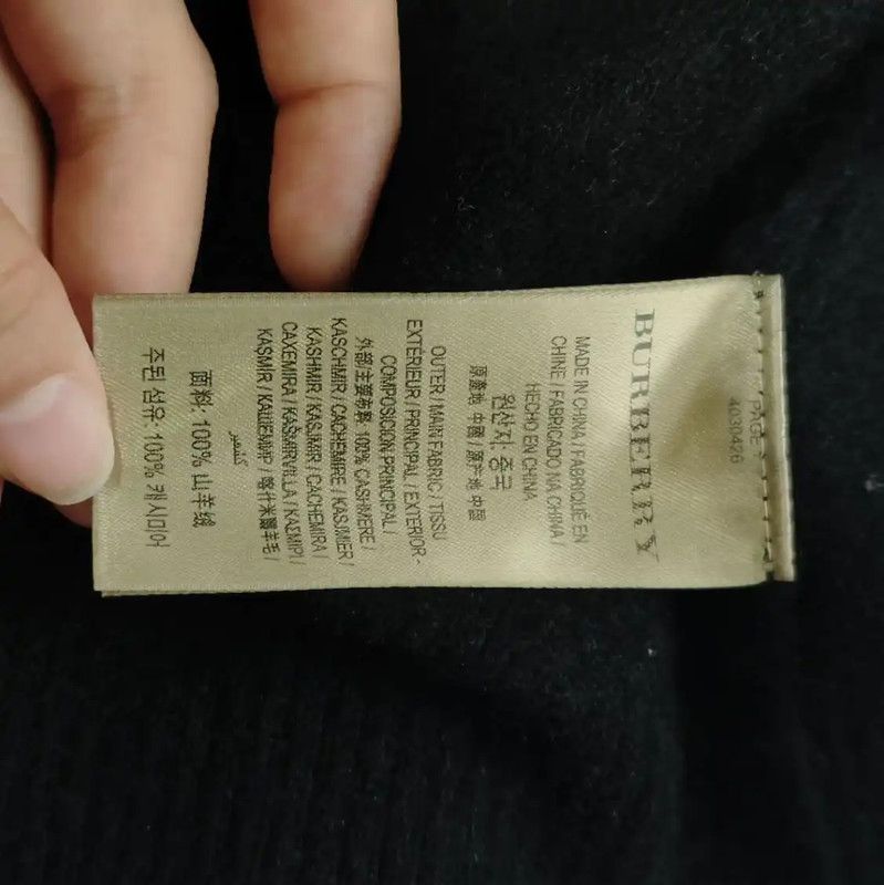 Burberry Burberry Women's Black Wool Sweater Size L / US 10 / IT 46 - 4 Thumbnail