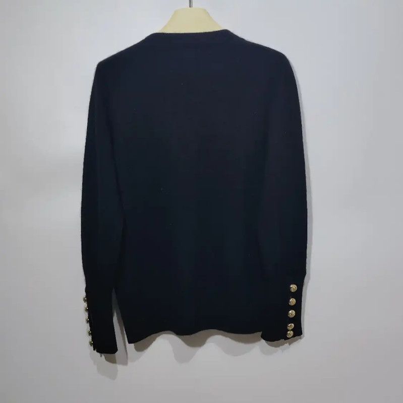 Burberry Burberry Women's Black Wool Sweater Size L / US 10 / IT 46 - 2 Thumbnail