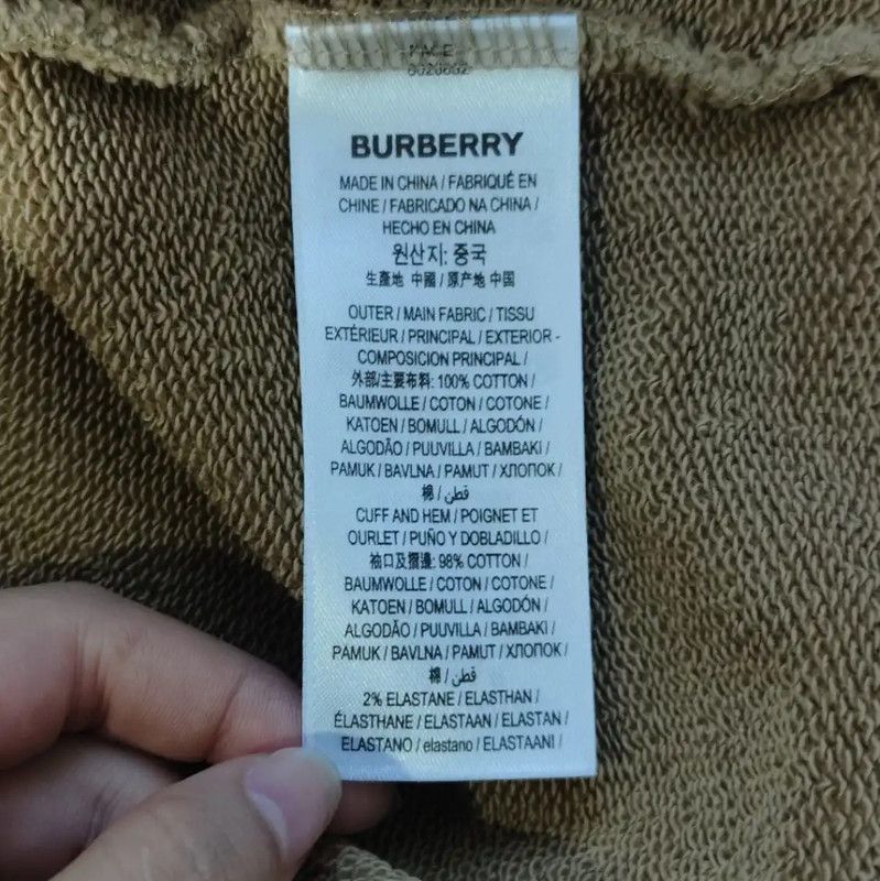 Burberry Burberry Brown Cotton Women's Hoodie Size M / US 6-8 / IT 42-44 - 5 Thumbnail