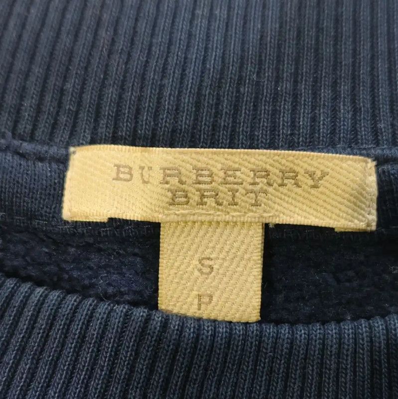 Burberry Burberry Navy Cotton Women's Sweatshirt Size S / US 4 / IT 40 - 4 Thumbnail