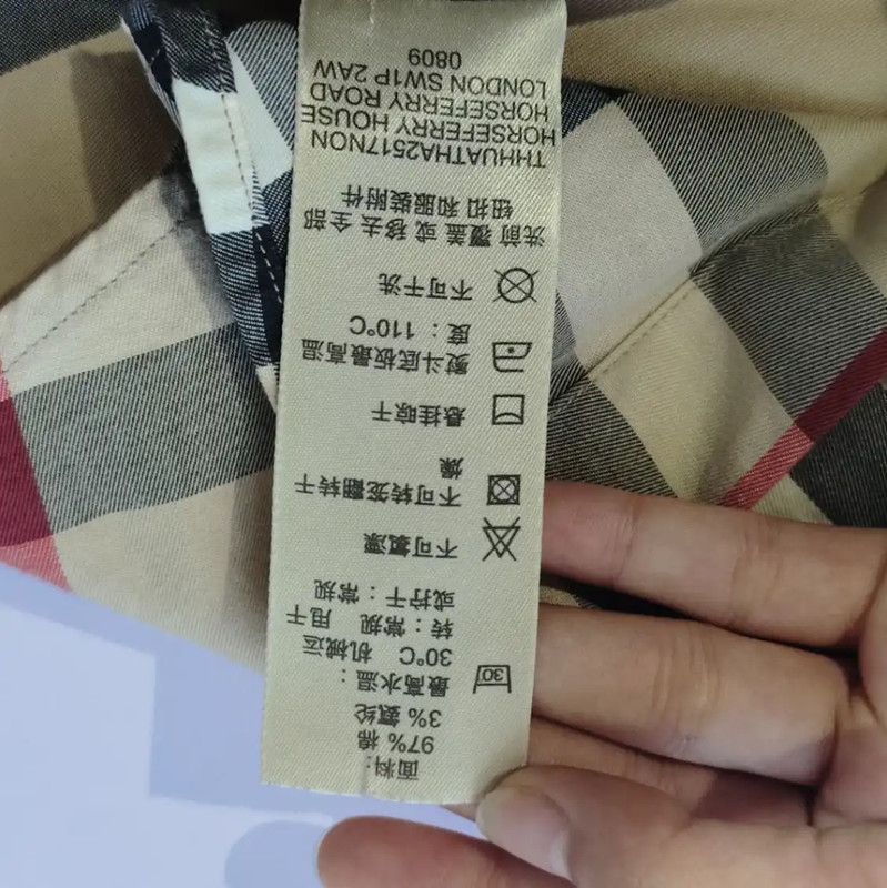 Burberry Burberry Beige Cotton Women's Shirt Size S / US 4 / IT 40 - 5 Thumbnail