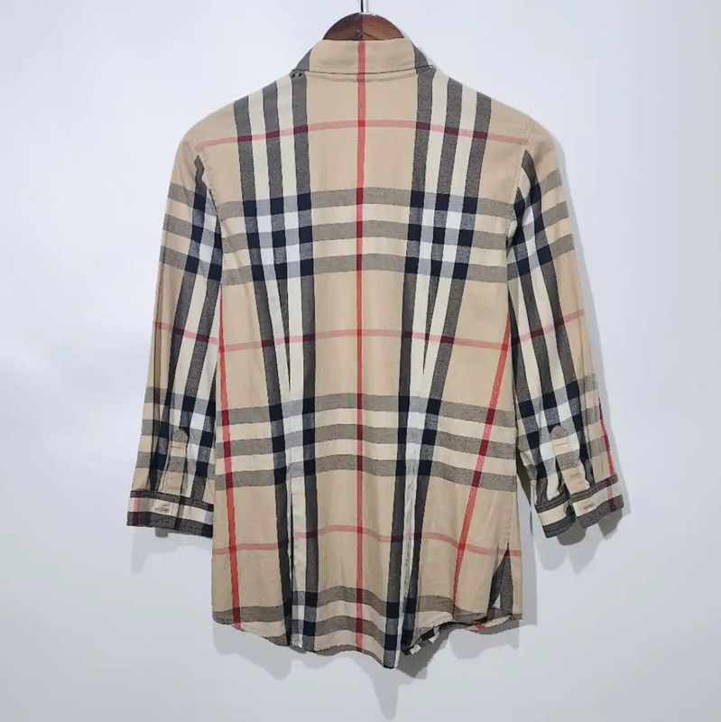 Burberry Burberry Beige Cotton Women's Shirt Size S / US 4 / IT 40 - 2 Thumbnail