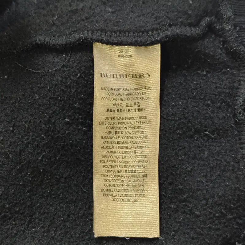 Burberry Burberry Black Cotton Women's Sweatshirt Size M / US 6-8 / IT 42-44 - 5 Thumbnail
