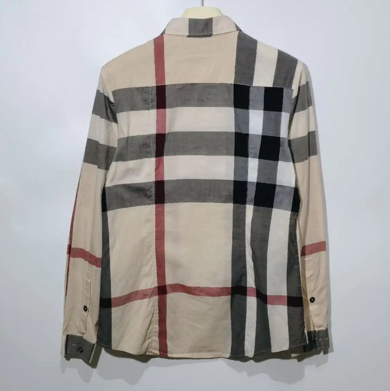 Burberry Burberry Khaki Check Cotton Women's Shirt Size XS / US 0-2 / IT 36-38 - 2 Thumbnail
