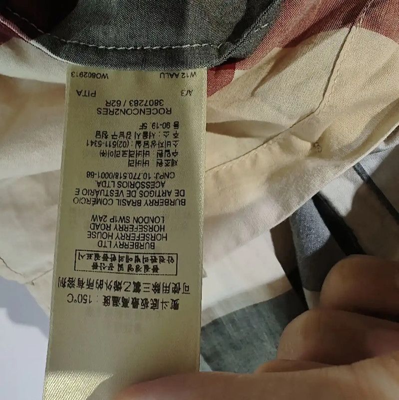Burberry Burberry Khaki Check Cotton Women's Shirt Size XS / US 0-2 / IT 36-38 - 7 Thumbnail