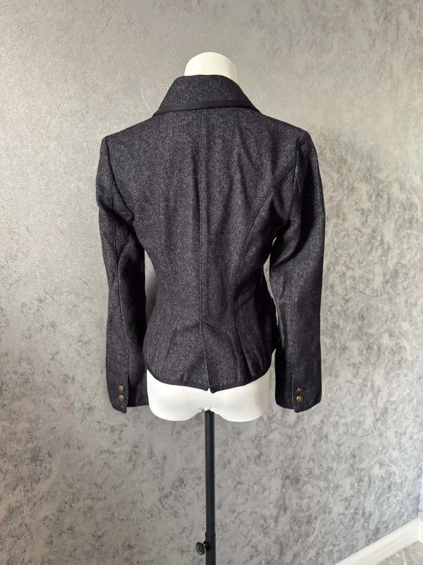 Burberry Burberry Black Cotton Blend Women's Jacket Size S / US 4 / IT 40 - 4 Thumbnail