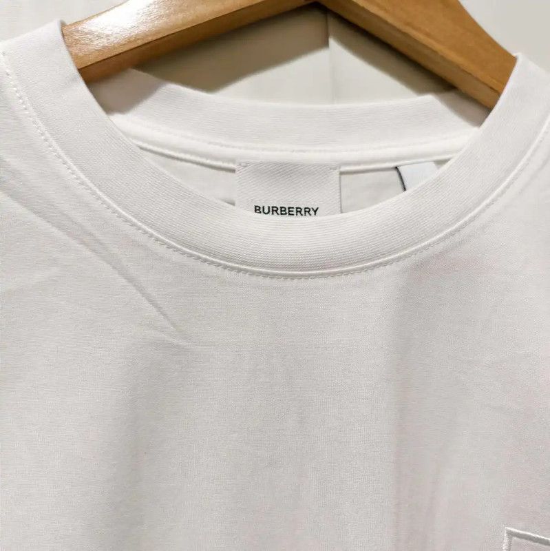 Burberry Burberry Embroidered Cotton Short Sleeve T-Shirt Size XXS / US 00 / IT 34 - 3 Thumbnail