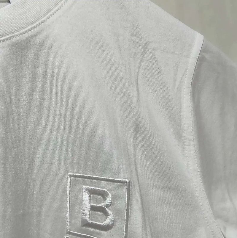 Burberry Burberry Embroidered Cotton Short Sleeve T-Shirt Size XXS / US 00 / IT 34 - 5 Thumbnail