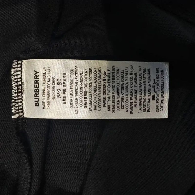 Burberry Burberry Black Cotton Women’s Hoodie Size L / US 10 / IT 46 - 4 Thumbnail