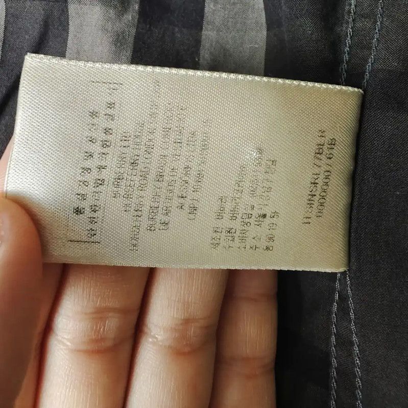 Burberry Gray Cotton Women's Shirt