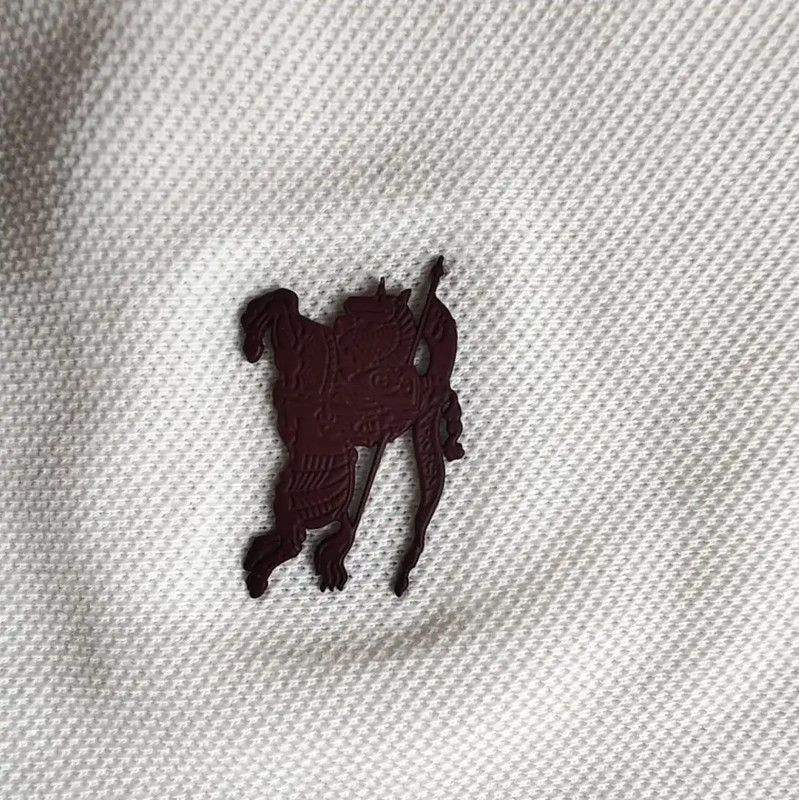 Burberry Burberry Women's Cotton T-Shirt in White Size L / US 10 / IT 46 - 4 Thumbnail