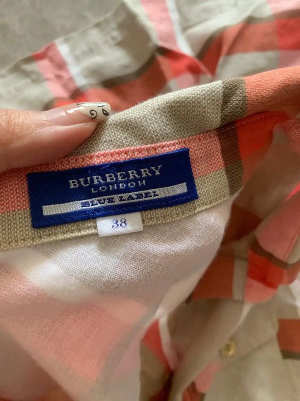 Burberry Burberry Colorblock Cotton Short Sleeve Dress Size M / US 6-8 / IT 42-44 - 8 Thumbnail
