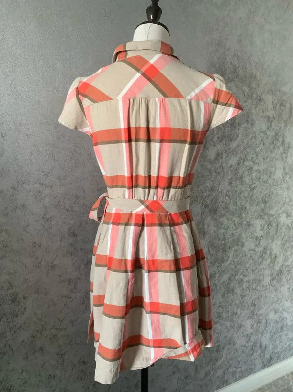 Burberry Burberry Colorblock Cotton Short Sleeve Dress Size M / US 6-8 / IT 42-44 - 5 Thumbnail