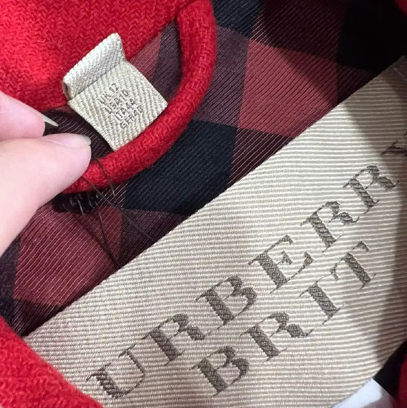 Burberry Burberry Red Cotton Women's Coat Size M / US 6-8 / IT 42-44 - 3 Thumbnail