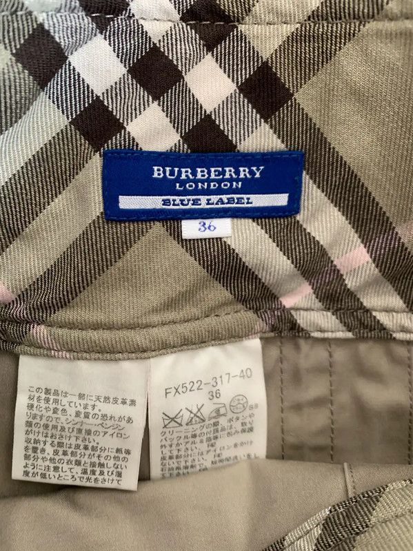 Burberry Burberry Light Brown Cotton Women's Skirt Size 23" - 6 Thumbnail