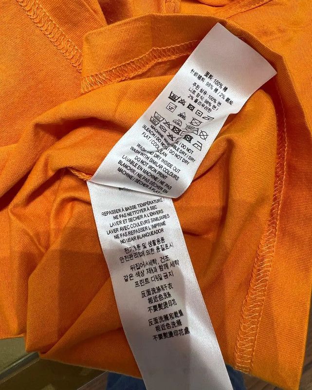 Burberry Burberry Orange Cotton T-Shirt for Women Size M / US 6-8 / IT 42-44 - 5 Thumbnail