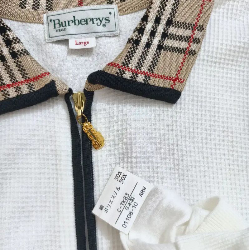 Burberry Burberry White Cotton Blend Summer T-Shirt Size L / US 10 / IT 46 - 6 Thumbnail