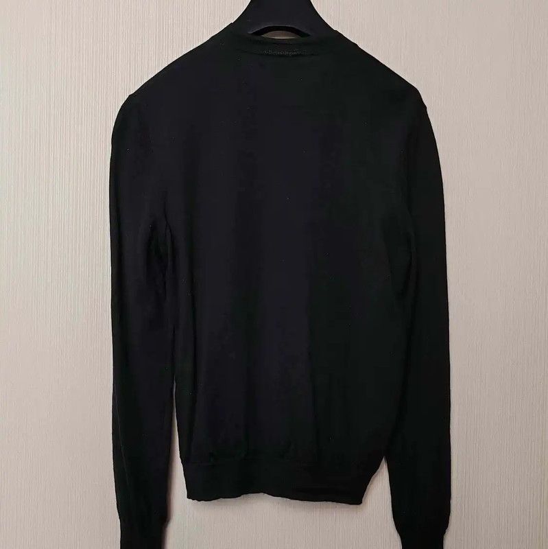 Burberry Burberry Black Wool Women's Knitted Sweater Size M / US 6-8 / IT 42-44 - 2 Thumbnail