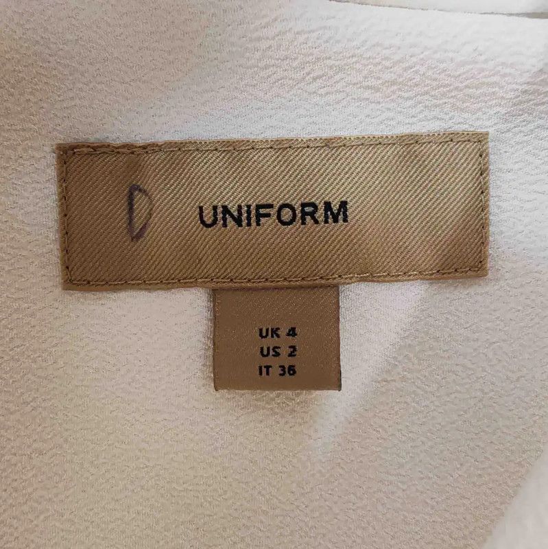 Burberry Burberry Women's Silk Shirt in Ivory Size XS / US 0-2 / IT 36-38 - 3 Thumbnail