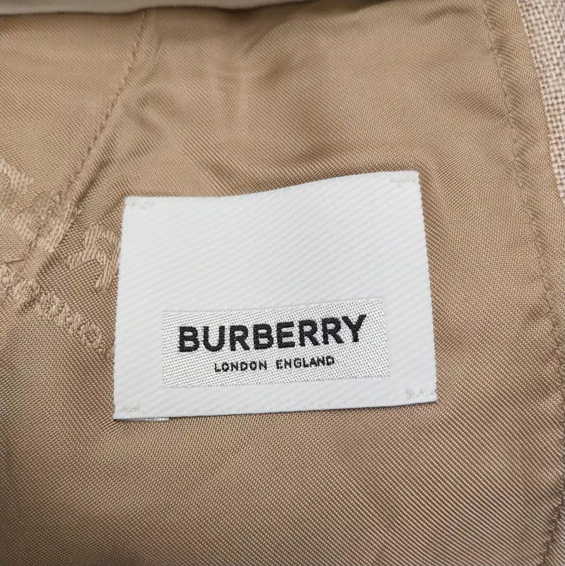 Burberry Burberry Beige Summer Linen Midi Skirt Size 23" - 7 Thumbnail