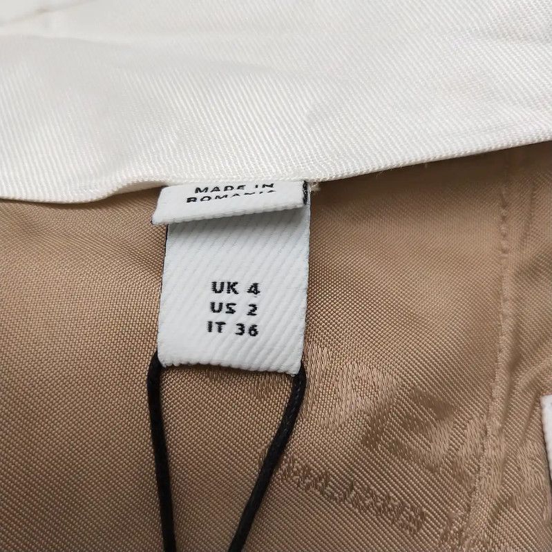 Burberry Burberry Beige Summer Linen Midi Skirt Size 23" - 5 Thumbnail