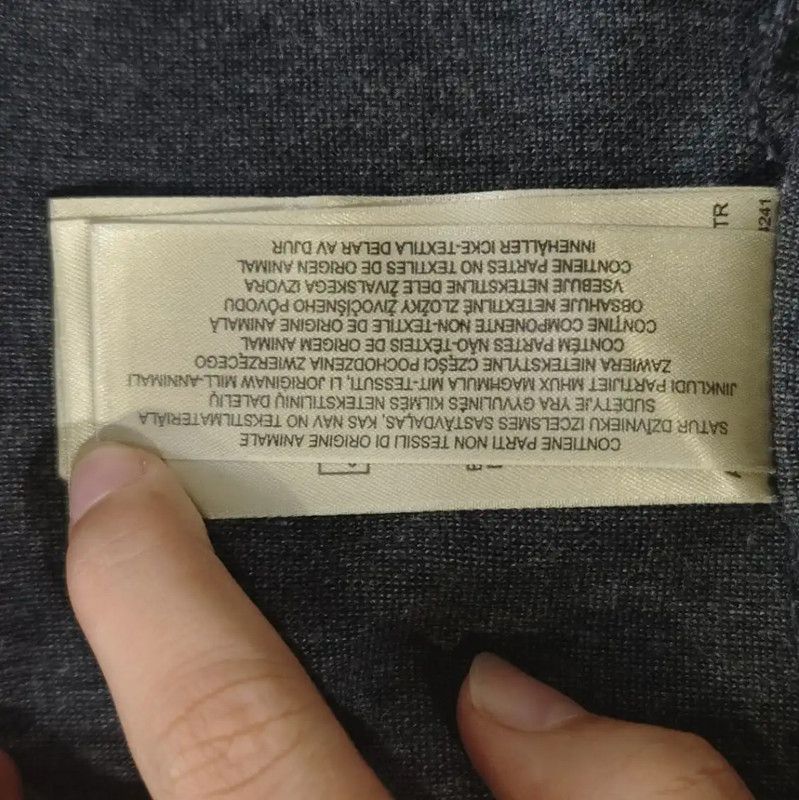 Burberry Burberry Black Gray Cotton Knitwomen's Sweater Size L / US 10 / IT 46 - 8 Thumbnail