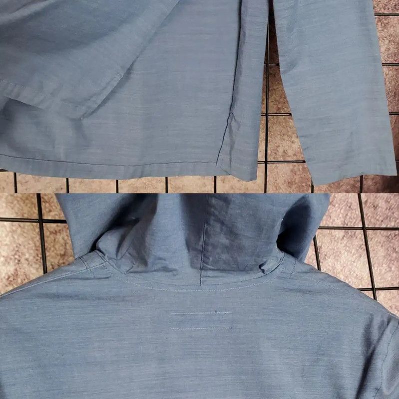 Burberry Burberry Lightweight Blue Hooded Long Sleeve Tee Size M / US 6-8 / IT 42-44 - 6 Thumbnail