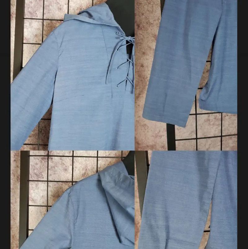 Burberry Burberry Lightweight Blue Hooded Long Sleeve Tee Size M / US 6-8 / IT 42-44 - 5 Thumbnail
