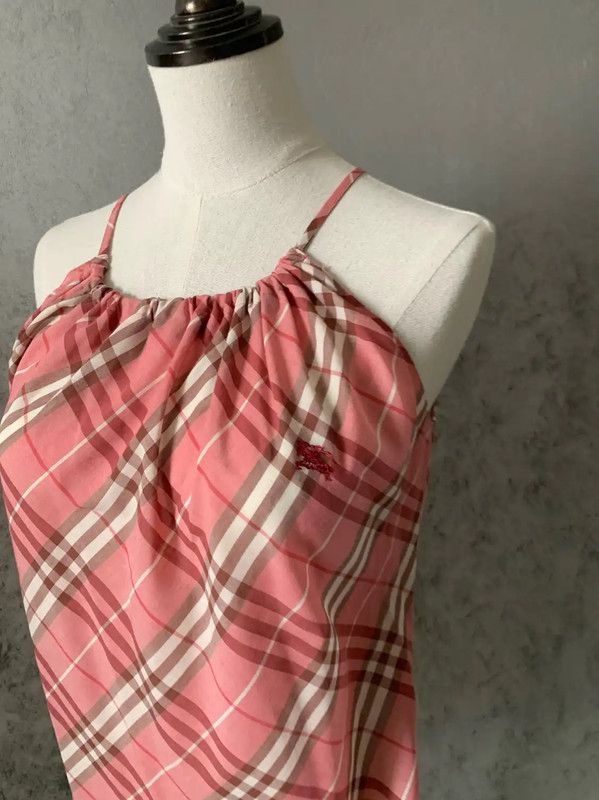 Burberry Burberry Pink Plaid Sleeveless Long Tee Size M / US 6-8 / IT 42-44 - 2 Thumbnail