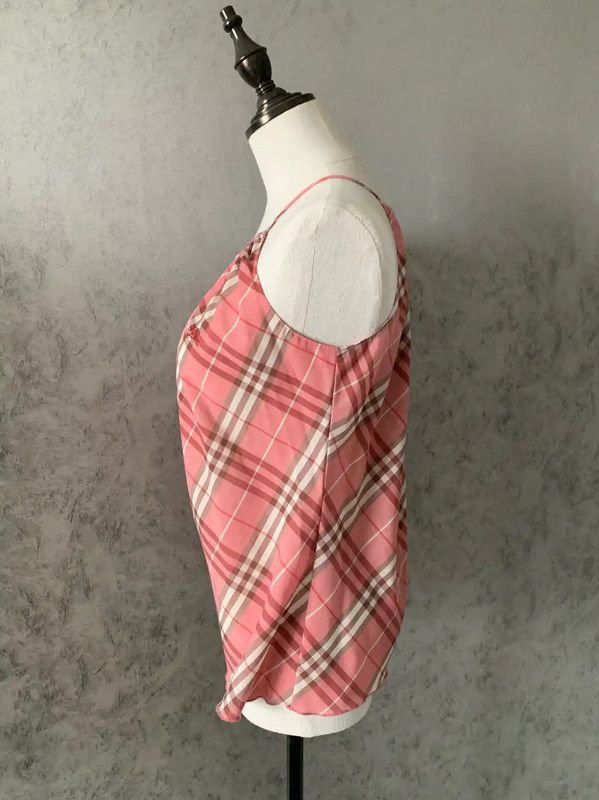 Burberry Burberry Pink Plaid Sleeveless Long Tee Size M / US 6-8 / IT 42-44 - 4 Thumbnail