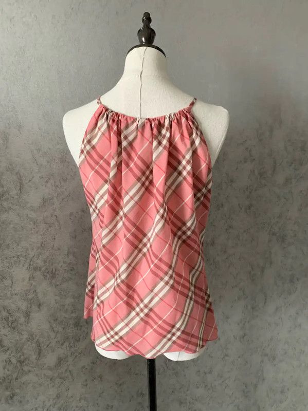 Burberry Burberry Pink Plaid Sleeveless Long Tee Size M / US 6-8 / IT 42-44 - 5 Thumbnail