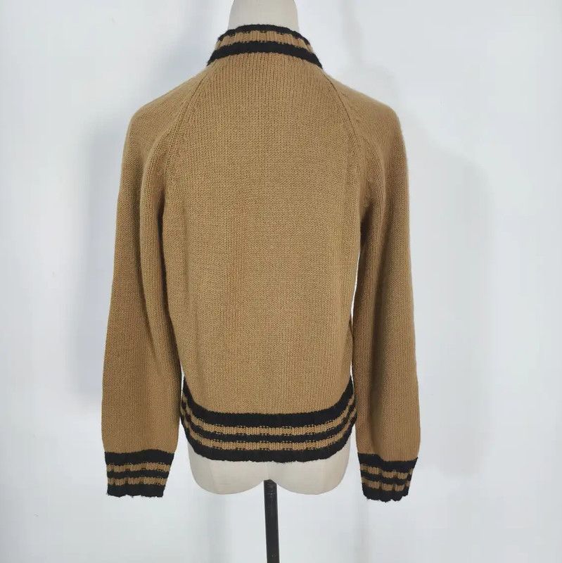 Burberry Burberry Khaki Wool Cardigan for Women Size M / US 6-8 / IT 42-44 - 5 Thumbnail