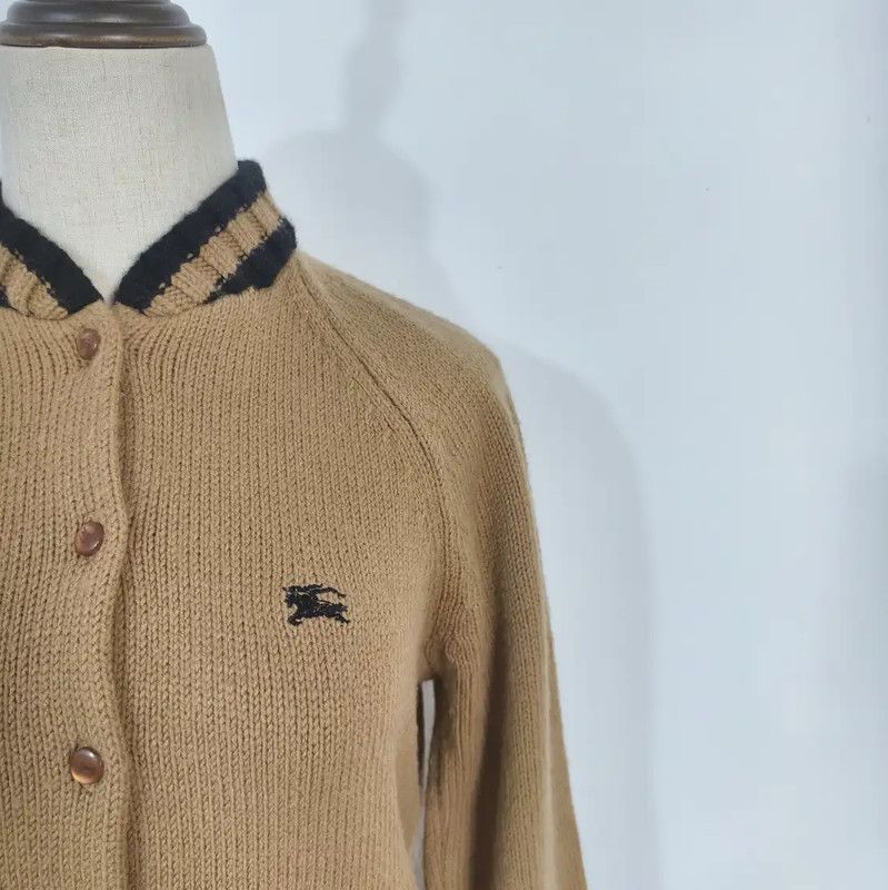 Burberry Burberry Khaki Wool Cardigan for Women Size M / US 6-8 / IT 42-44 - 2 Thumbnail