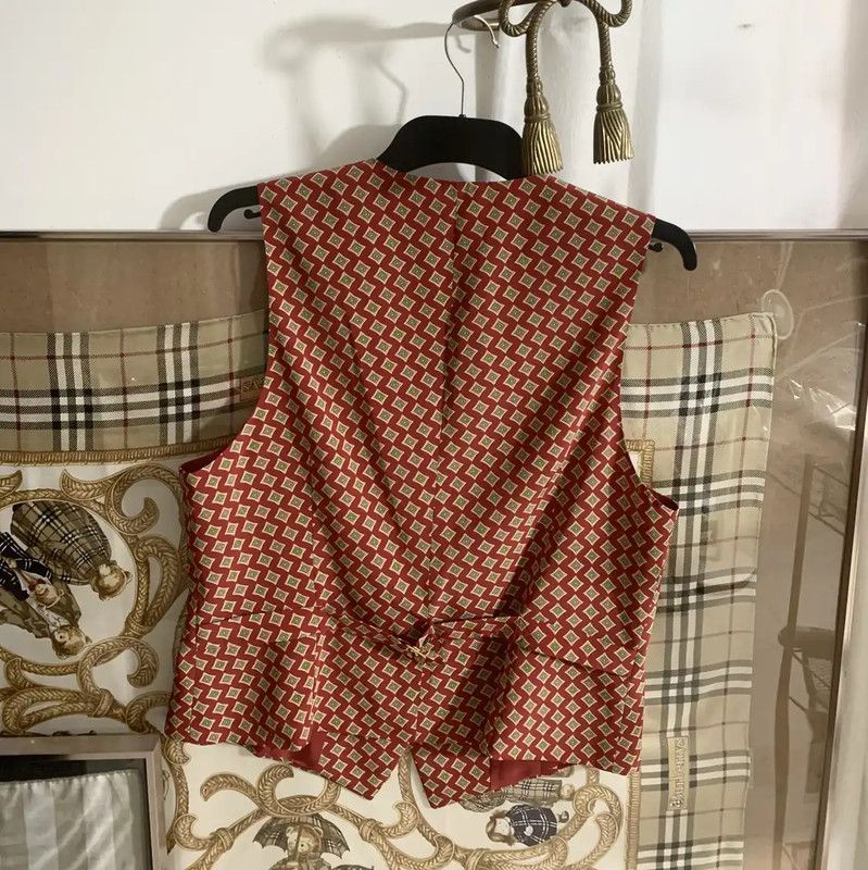 Burberry Burberry Women's Red Vest Cardigan in Polyester Size M / US 6-8 / IT 42-44 - 5 Thumbnail