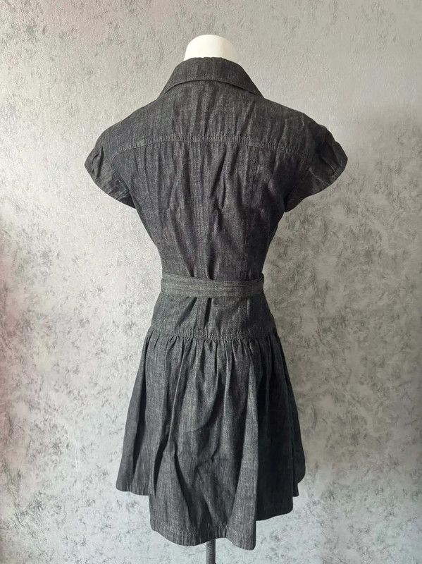 Burberry Burberry Black Cotton Short Sleeve Dress Size S / US 4 / IT 40 - 7 Thumbnail