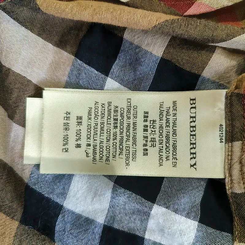Burberry Burberry Colorful Cotton Women's Shirt Size XS / US 0-2 / IT 36-38 - 4 Thumbnail