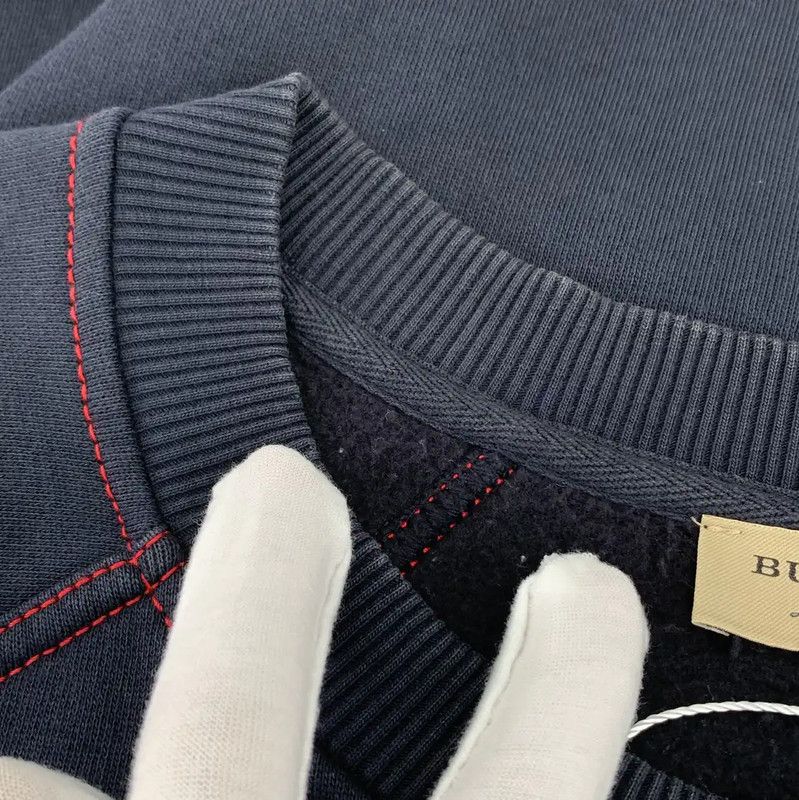 Burberry Burberry Navy Cotton Women's Sweatshirt Size S / US 4 / IT 40 - 9 Thumbnail
