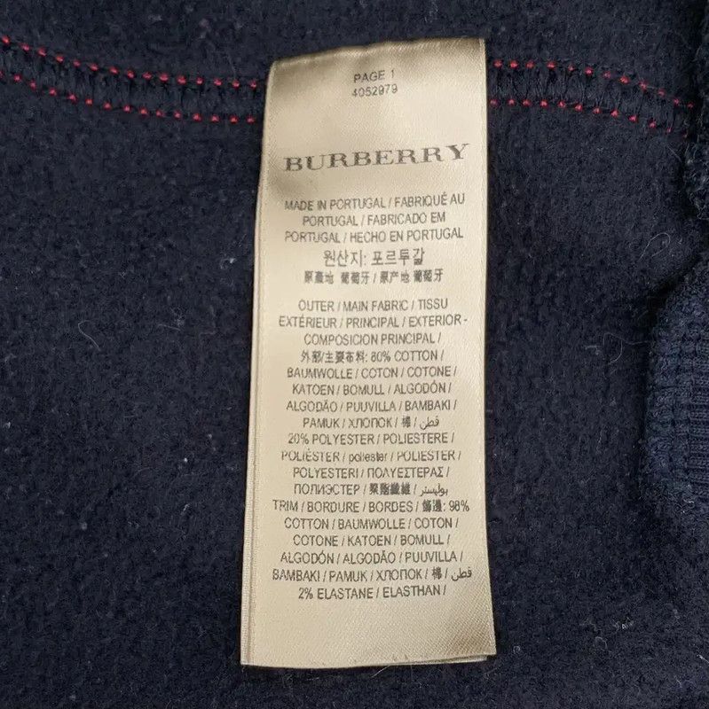 Burberry Burberry Navy Cotton Women's Sweatshirt Size S / US 4 / IT 40 - 6 Thumbnail